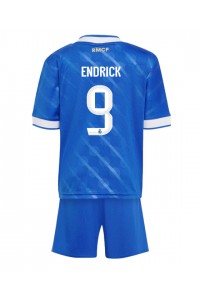 Real Madrid Endrick #9 Babytruitje 3e tenue Kind 2025-26 Korte Mouw (+ Korte broeken)